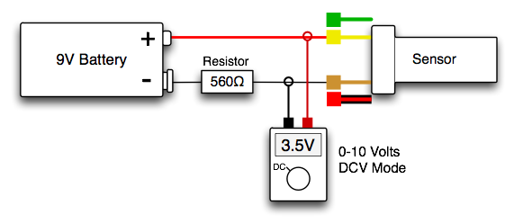 Sensor Test Multimeter