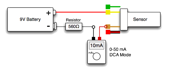 Sensor Current Test Multimeter